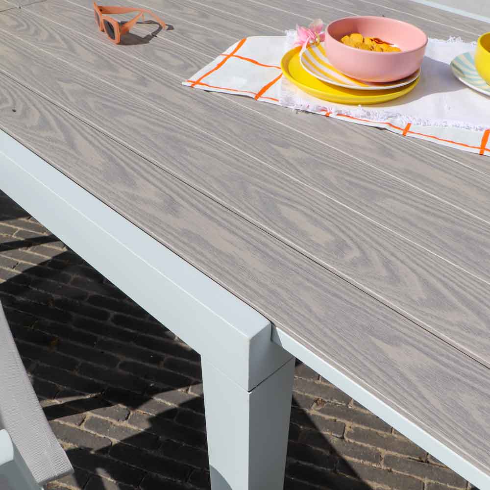 Table de jardin en aluminium Tulum