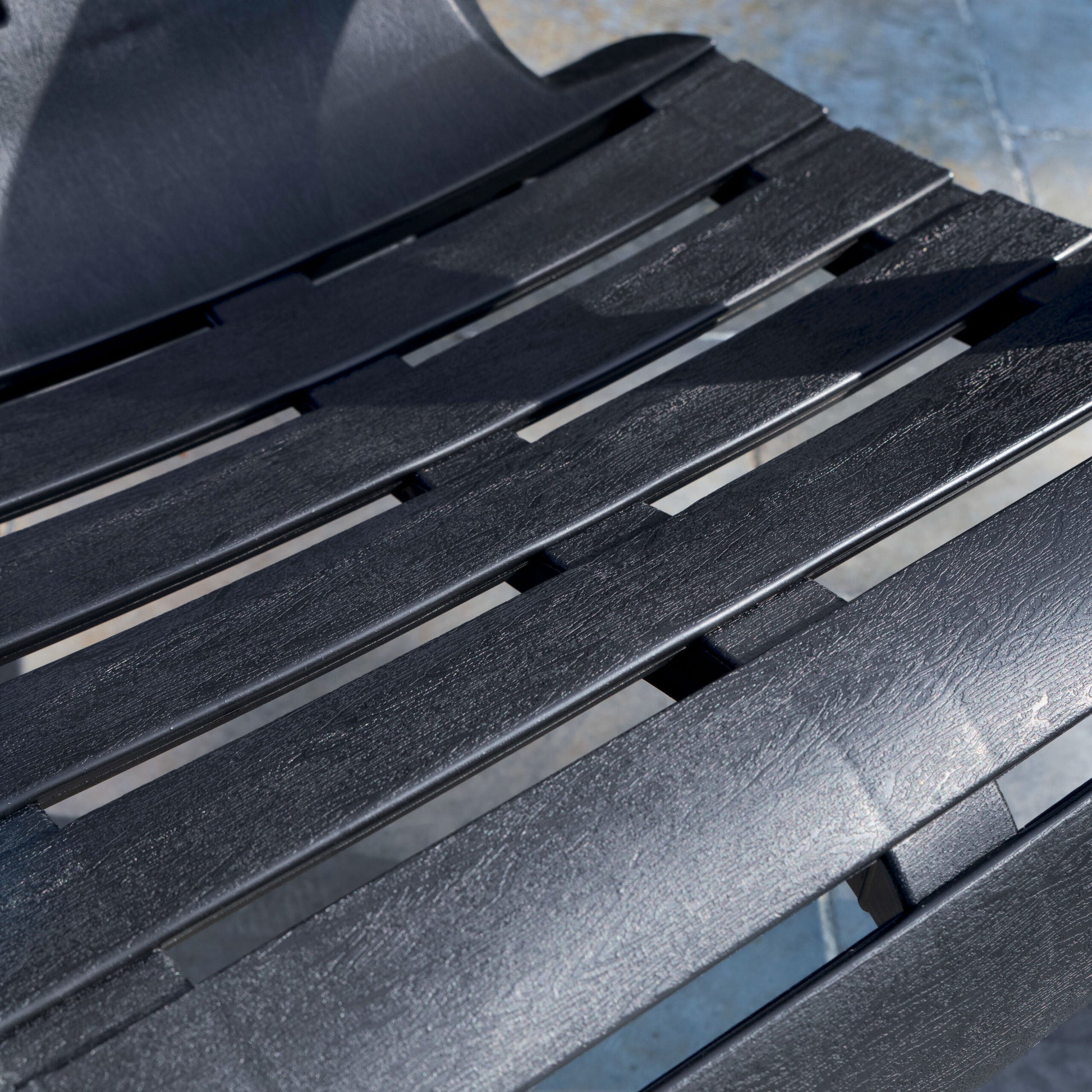 Fauteuil jardin en résine Adirondack en 4 coloris