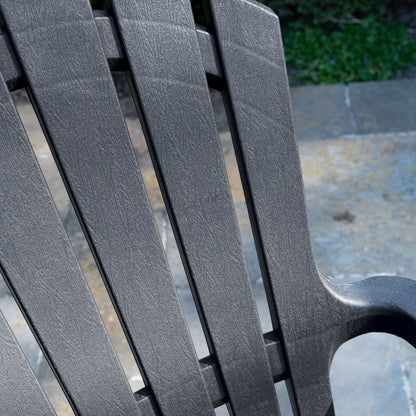 Fauteuil jardin en résine Adirondack en 4 coloris