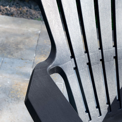 Fauteuil jardin en résine Adirondack en 4 coloris