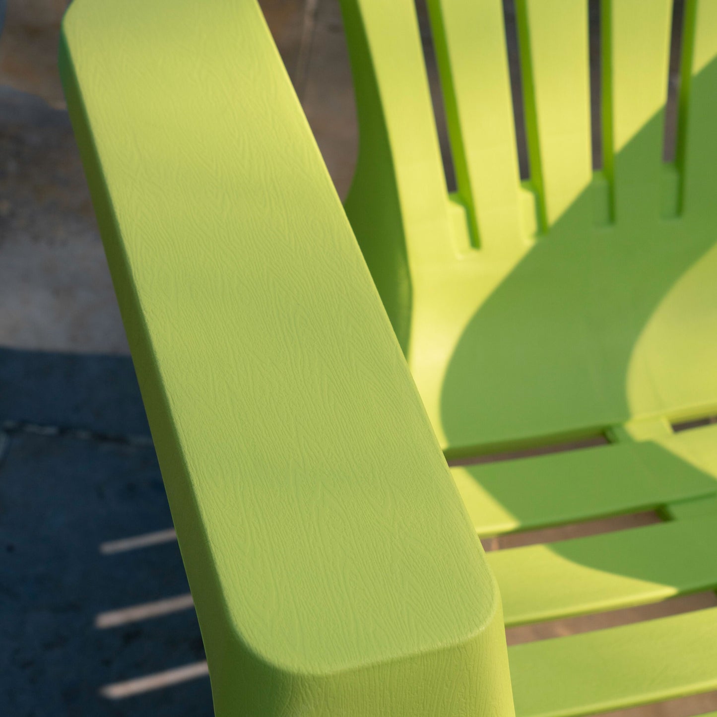 Fauteuil jardin en résine Adirondack en 4 coloris