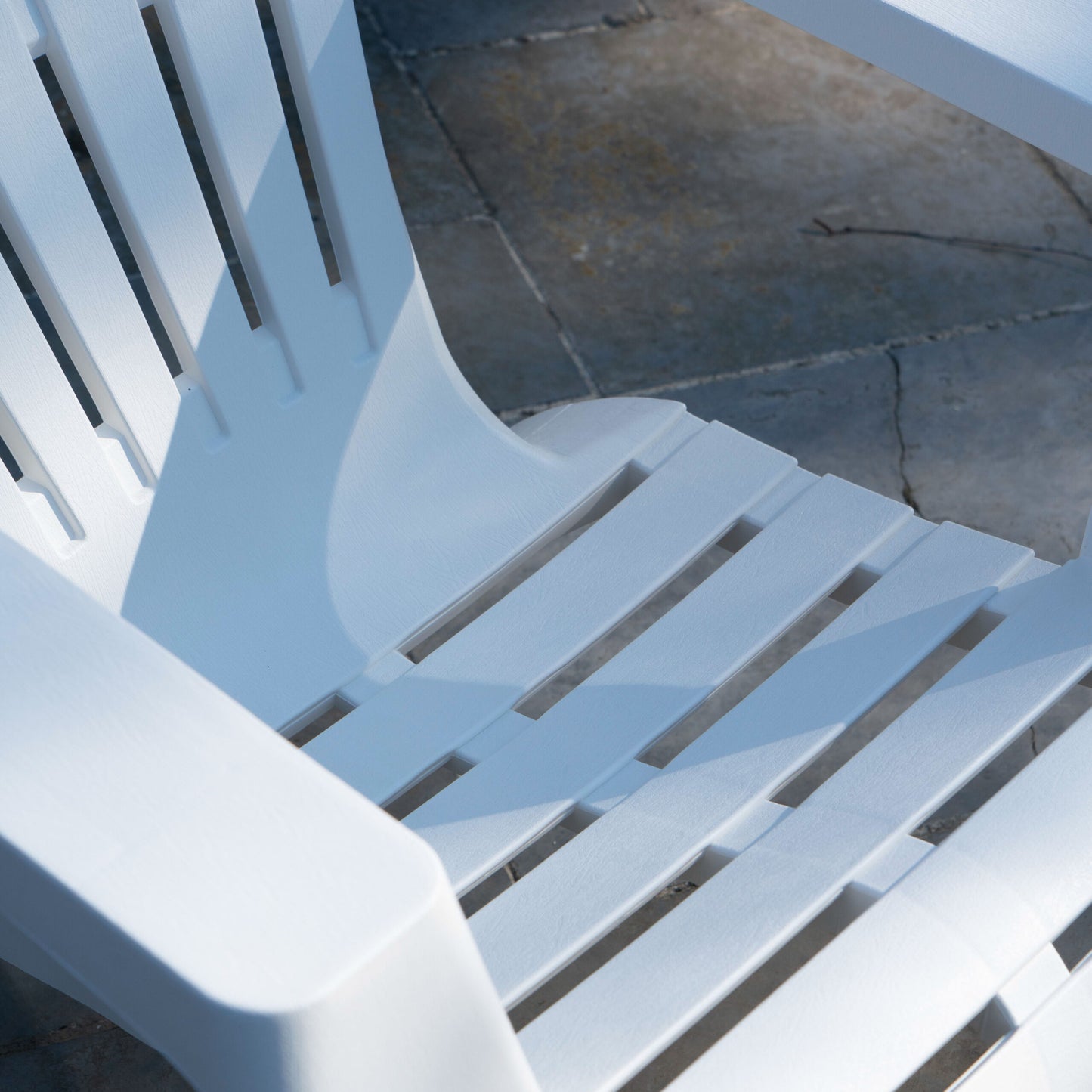 Fauteuil jardin en résine Adirondack en 4 coloris