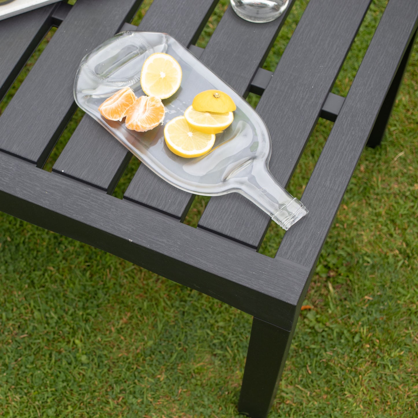 Salon bas de jardin en résine Java