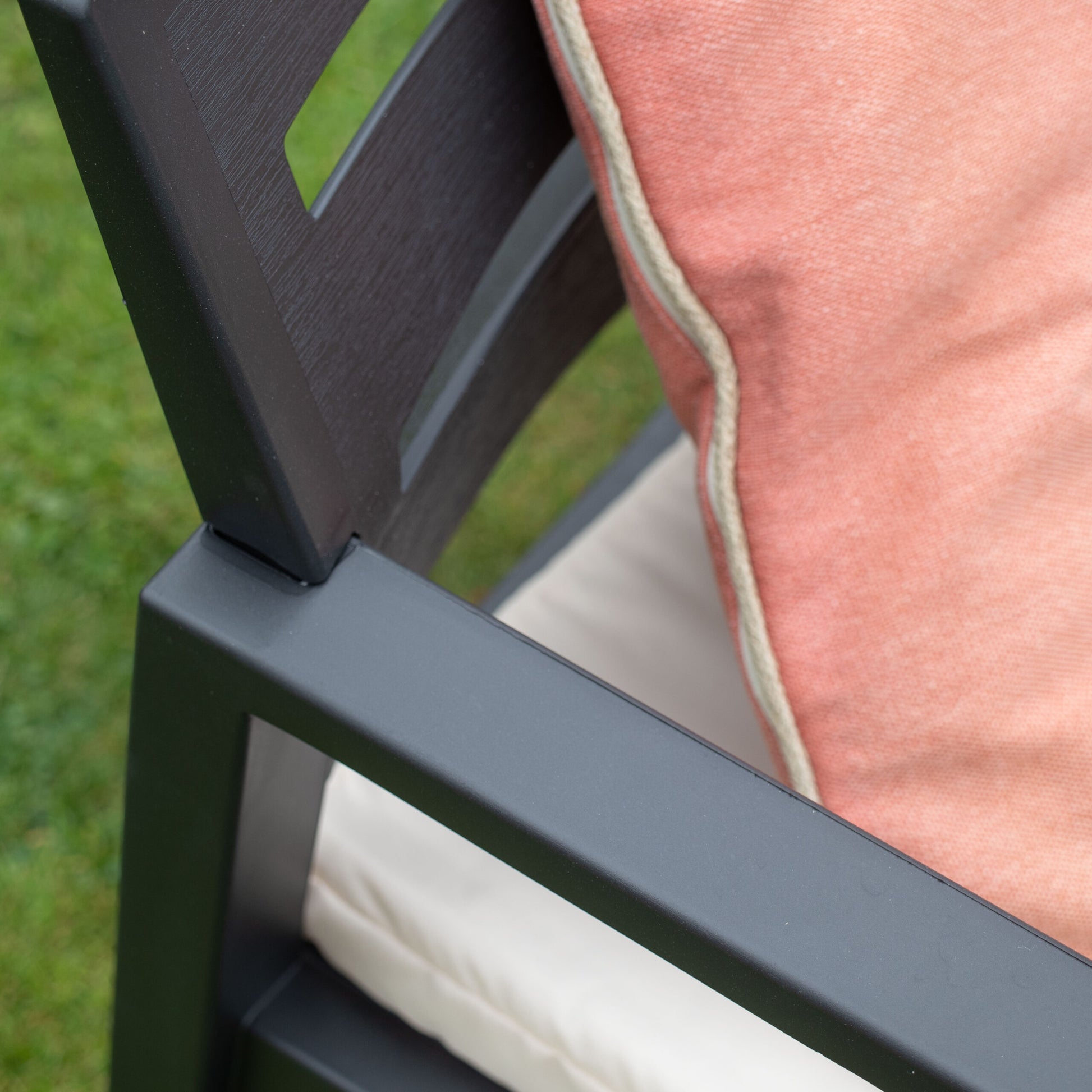 Salon bas de jardin en résine Java