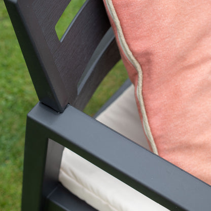 Salon bas de jardin en résine Java