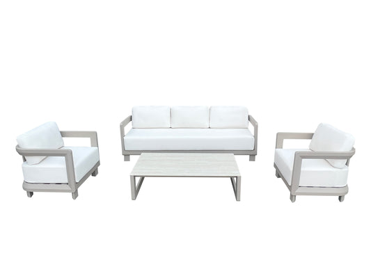 Salon de jardin en aluminium Calarossa