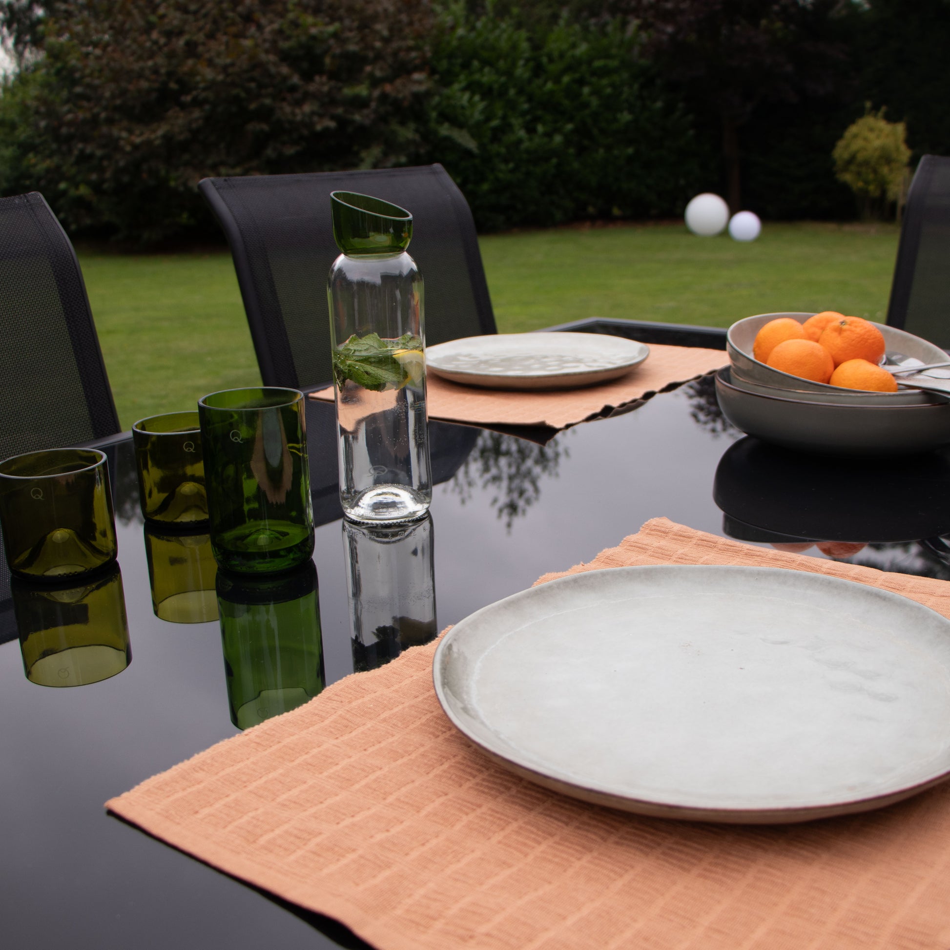 Table de jardin en aluminium Blackedition