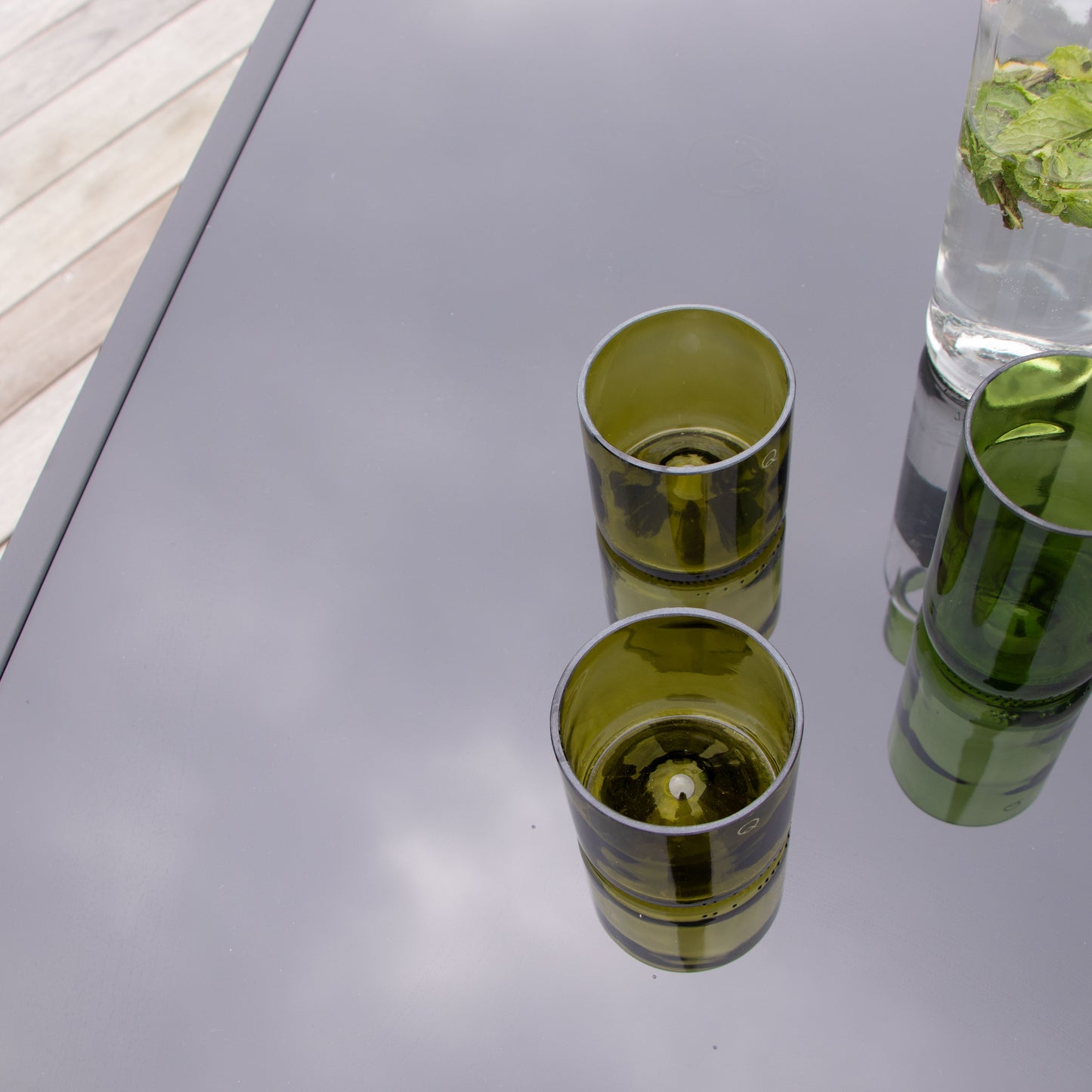 Table de jardin en aluminium Blackedition