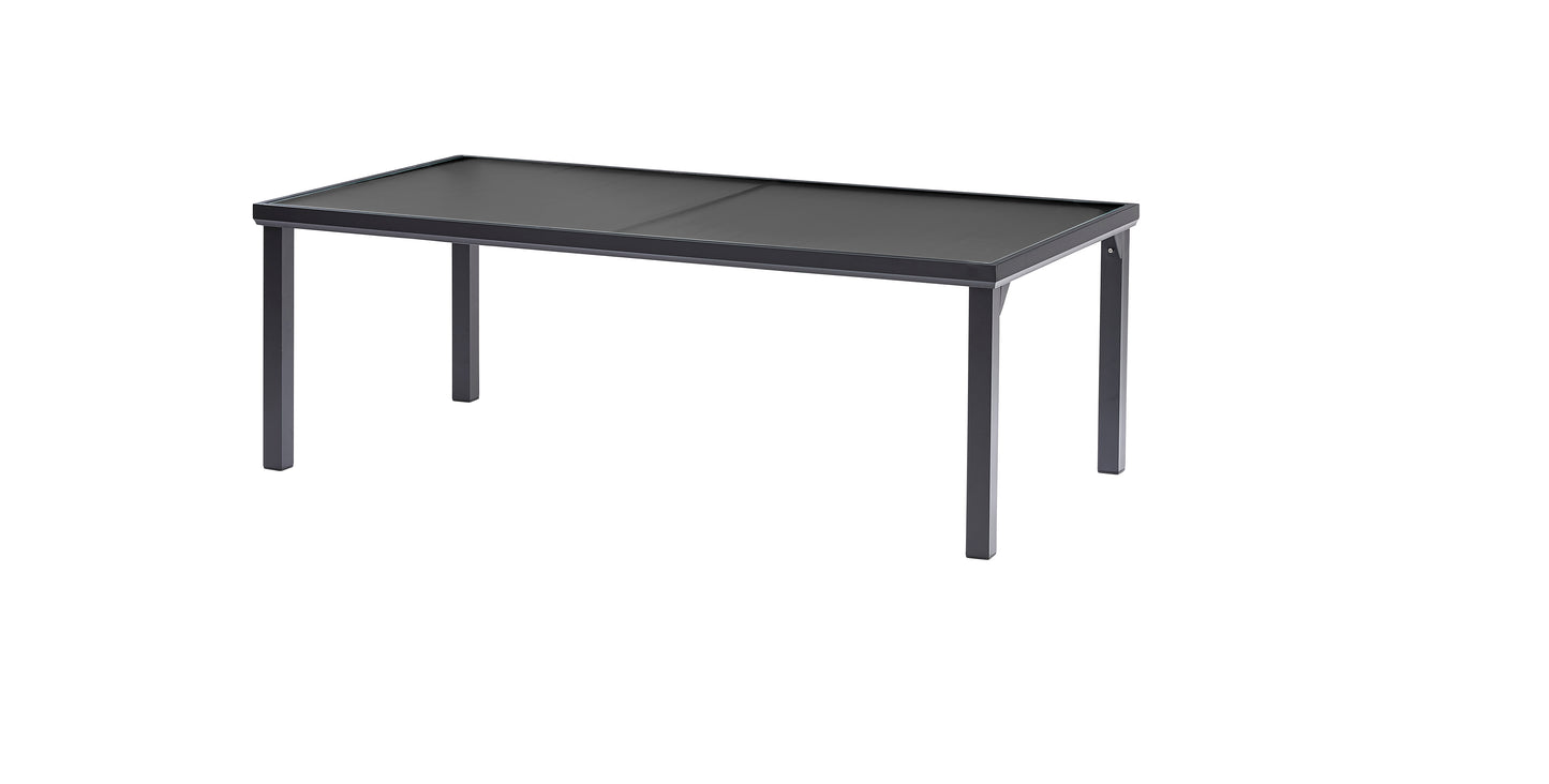 Table de jardin en aluminium Blackedition