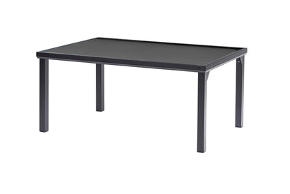 Table de jardin en aluminium Blackedition