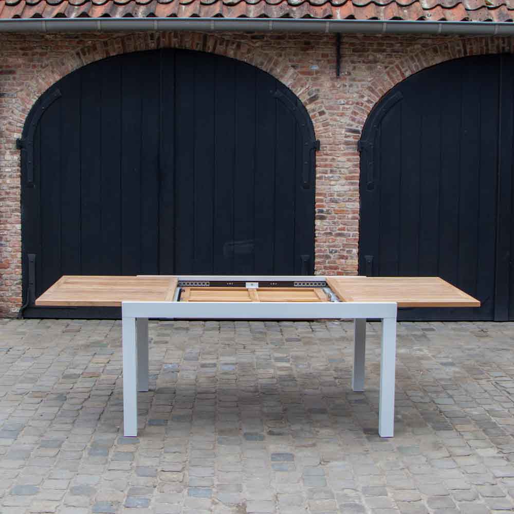 Ensemble de jardin en aluminium et teck Baliteck