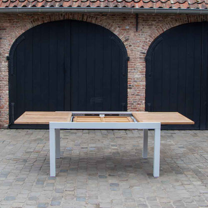 Ensemble de jardin en aluminium et teck Baliteck