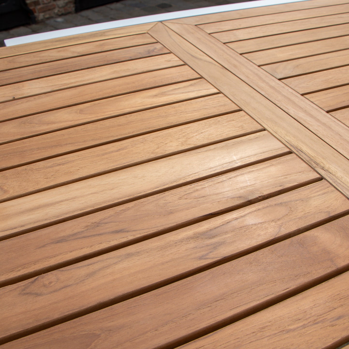 Ensemble de jardin en aluminium et teck Baliteck