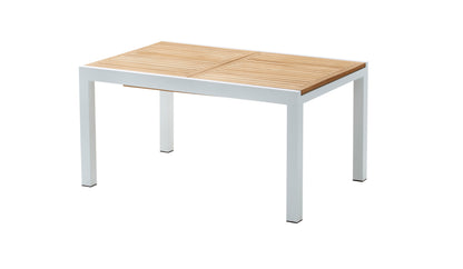 Ensemble de jardin en aluminium et teck Baliteck