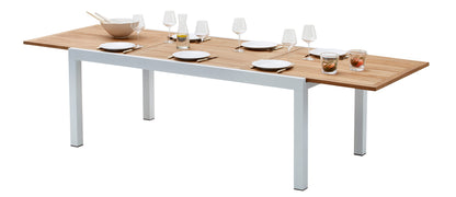 Ensemble de jardin en aluminium et teck Baliteck