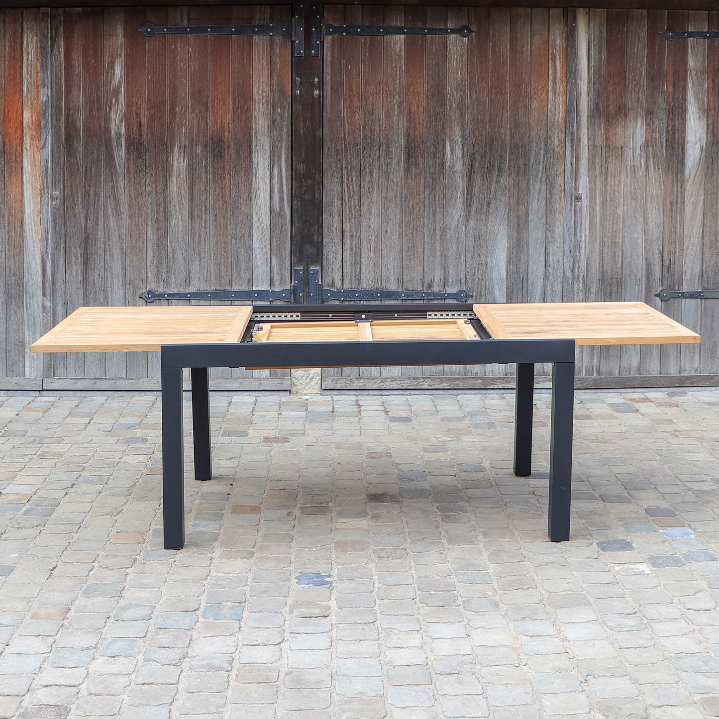 Ensemble de jardin en aluminium et teck Baliteck