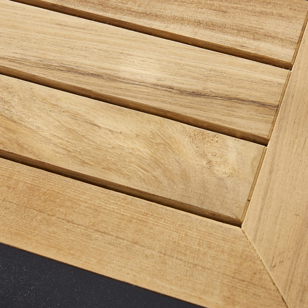 Ensemble de jardin en aluminium et teck Baliteck