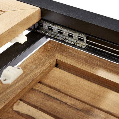 Ensemble de jardin en aluminium et teck Baliteck