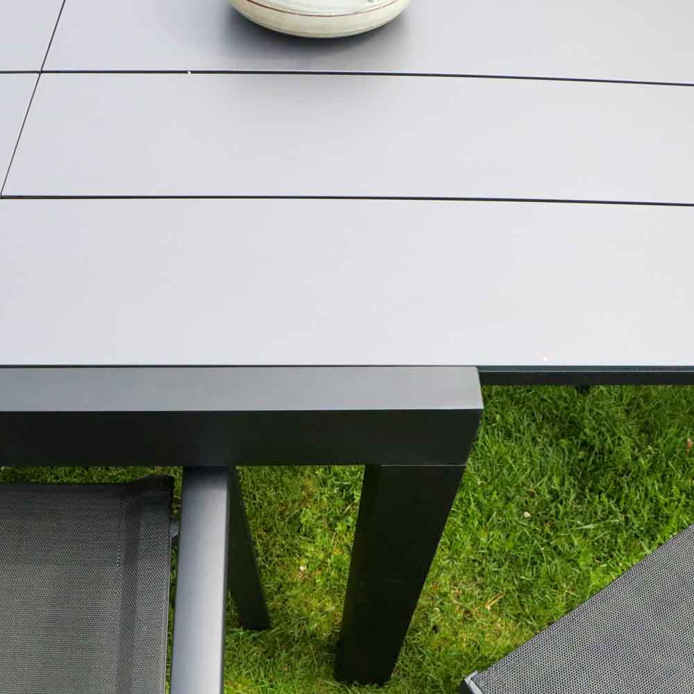 Table de jardin en aluminium HPL