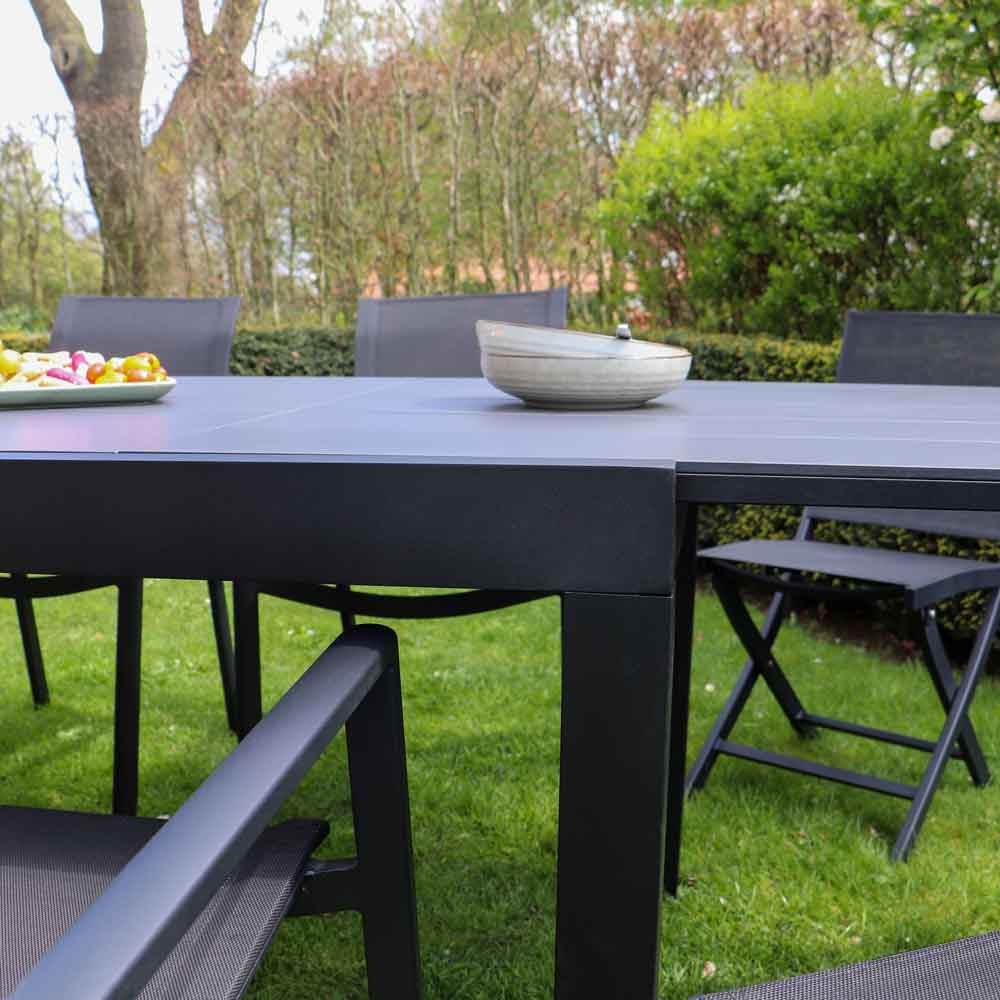 Table de jardin en aluminium HPL