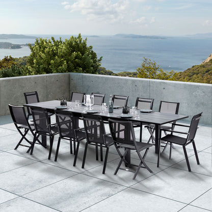 Table de jardin en aluminium HPL