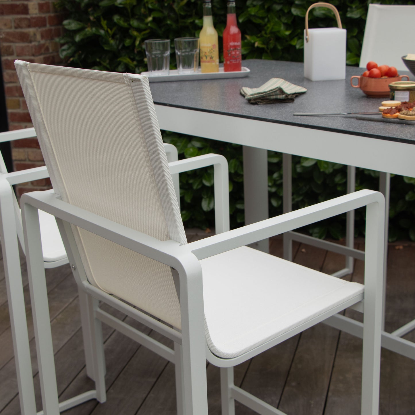 Salon de jardin en aluminium Barset