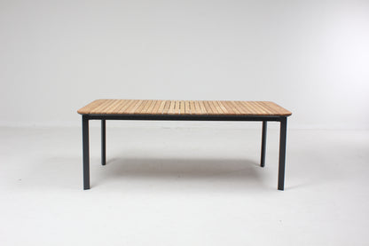 Table de jardin aluminium et bois Piana