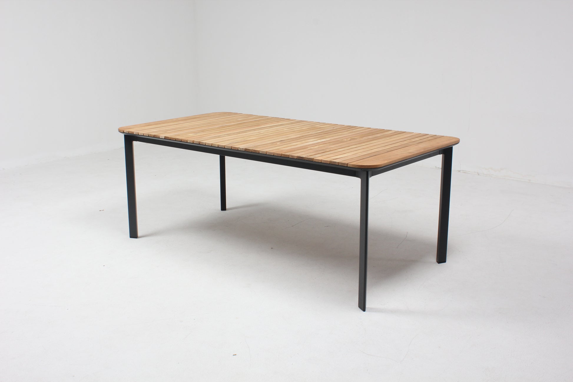 Table de jardin aluminium et bois Piana