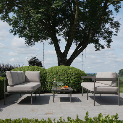 Salon de jardin modulable en aluminium SAHARA