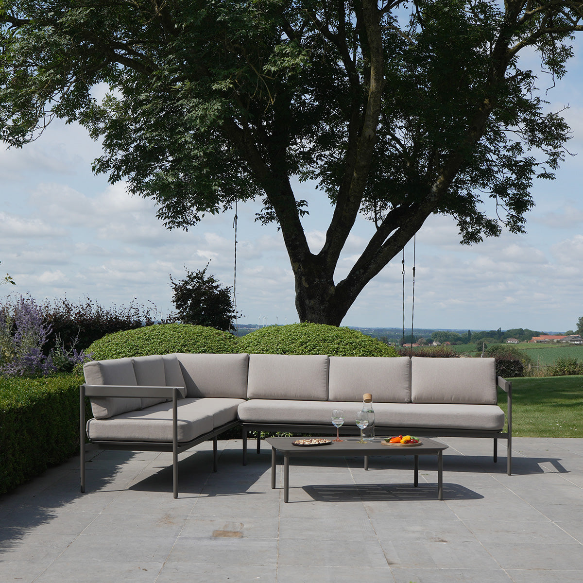 Salon de jardin modulable en aluminium SAHARA