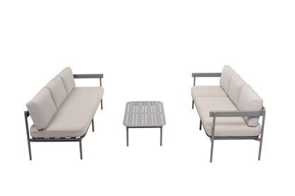 Salon de jardin modulable en aluminium SAHARA