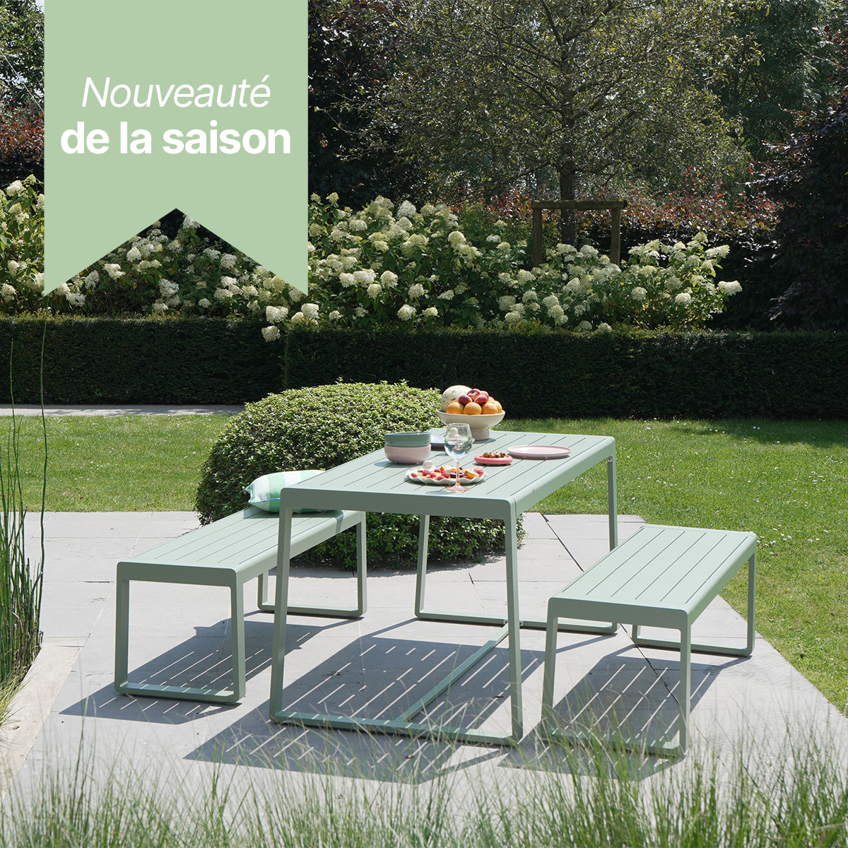 Ensemble de jardin en aluminium RIO