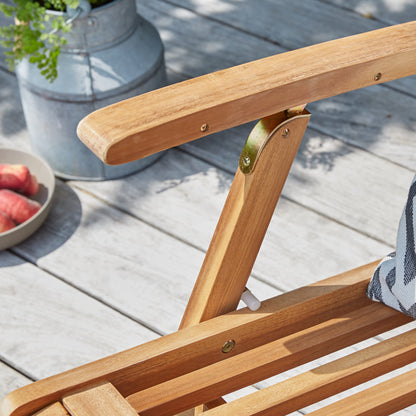 Bain de soleil en acacia Sand