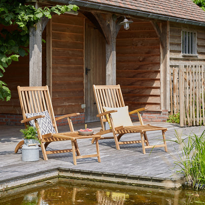 Bain de soleil en acacia Sand