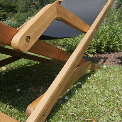 Bain de soleil pliant en acacia Sea