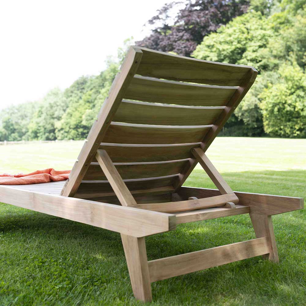 Bain de soleil en teck Ocean