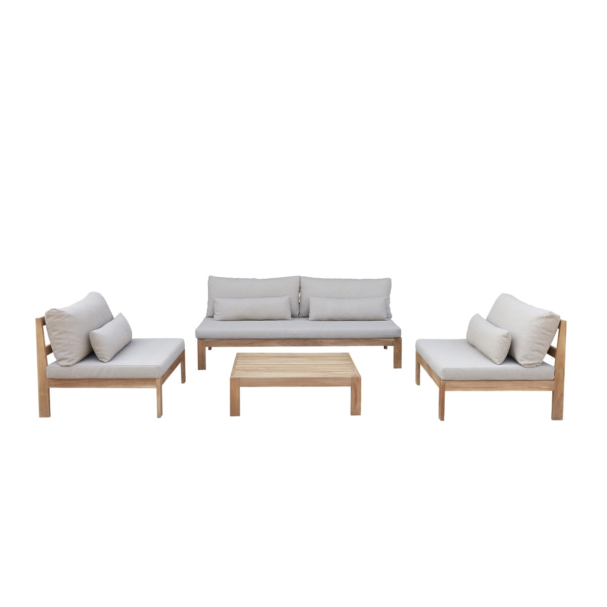 Salon de jardin bas en bois Touquet