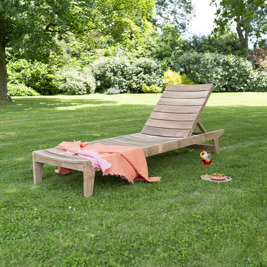 Bain de soleil en teck Ocean