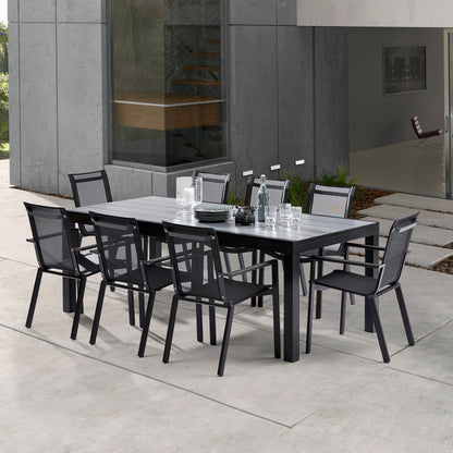 Table de jardin en aluminium HPL