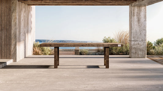 Table à manger en chêne massif Camus