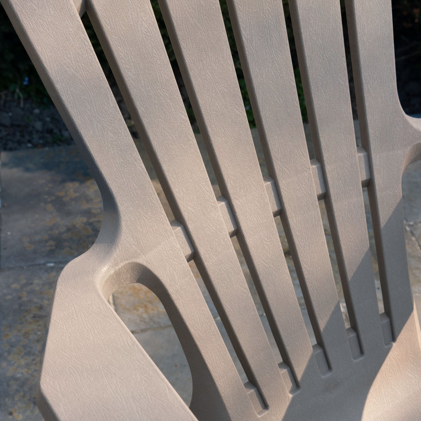 Fauteuil jardin en résine Adirondack en 4 coloris