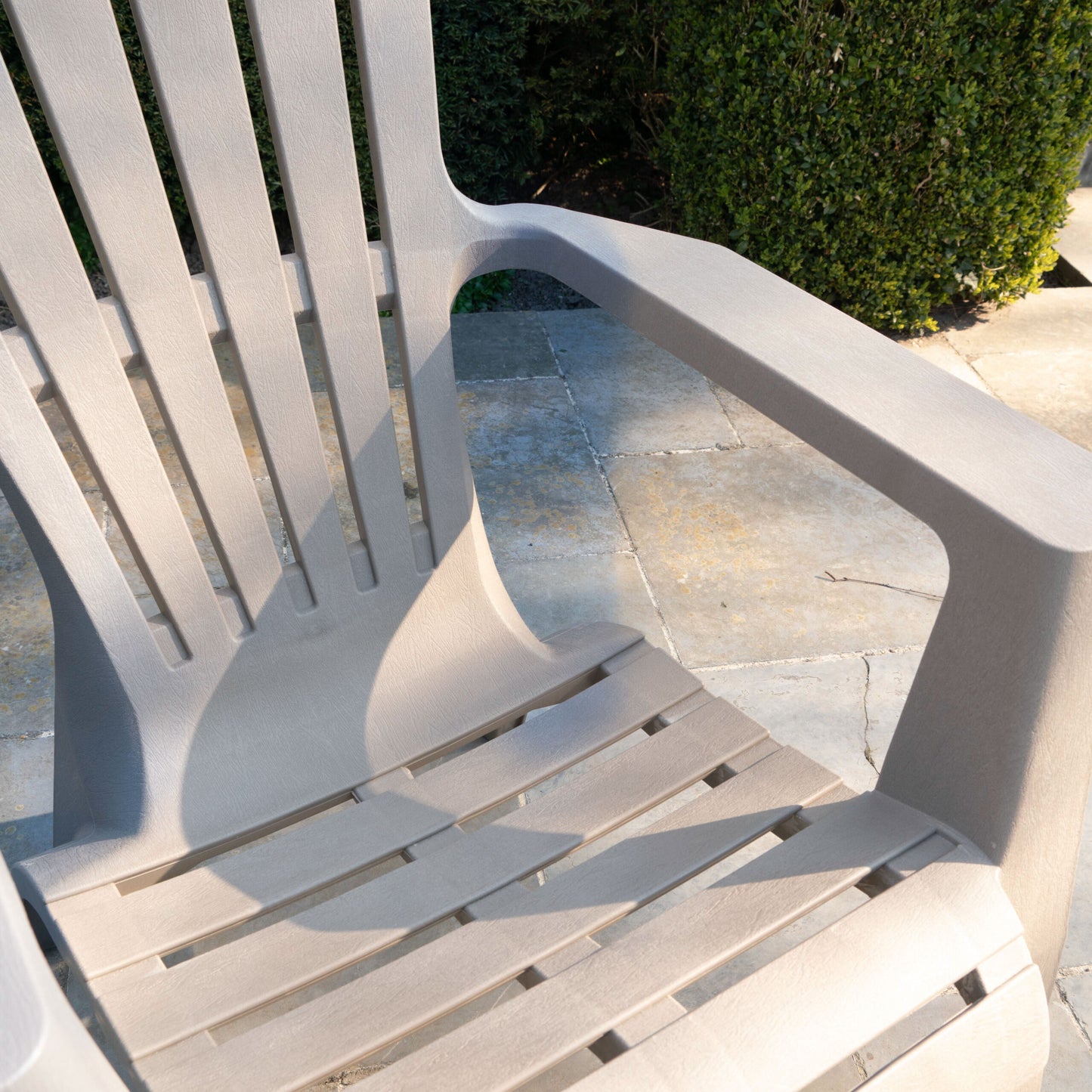 Fauteuil jardin en résine Adirondack en 4 coloris