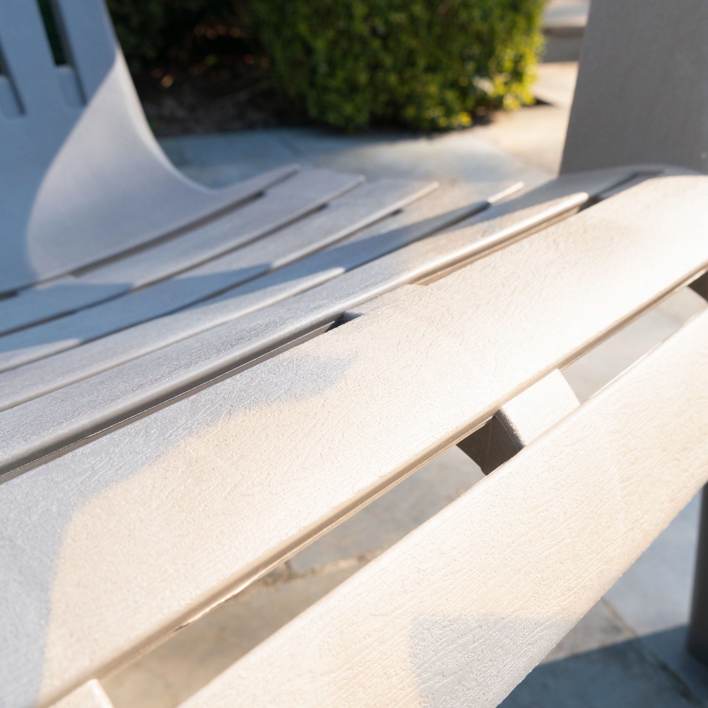 Fauteuil jardin en résine Adirondack en 4 coloris