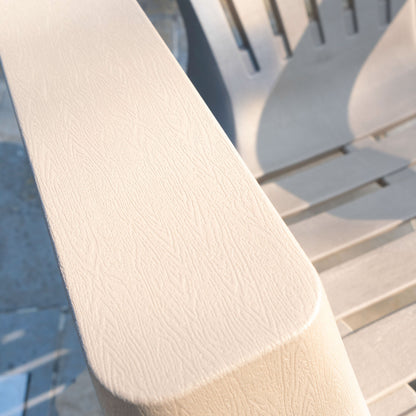 Fauteuil jardin en résine Adirondack en 4 coloris