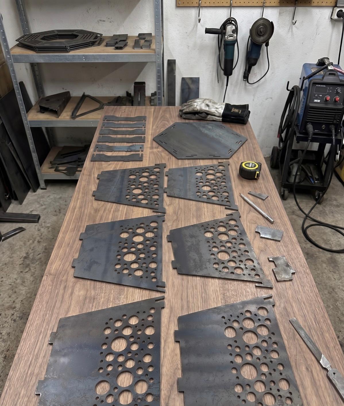 Brasero Hexagonal HEXABRASERO – Fabrication Artisanale Française