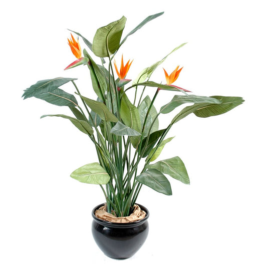 Strelitzia artificiel 3 fleurs